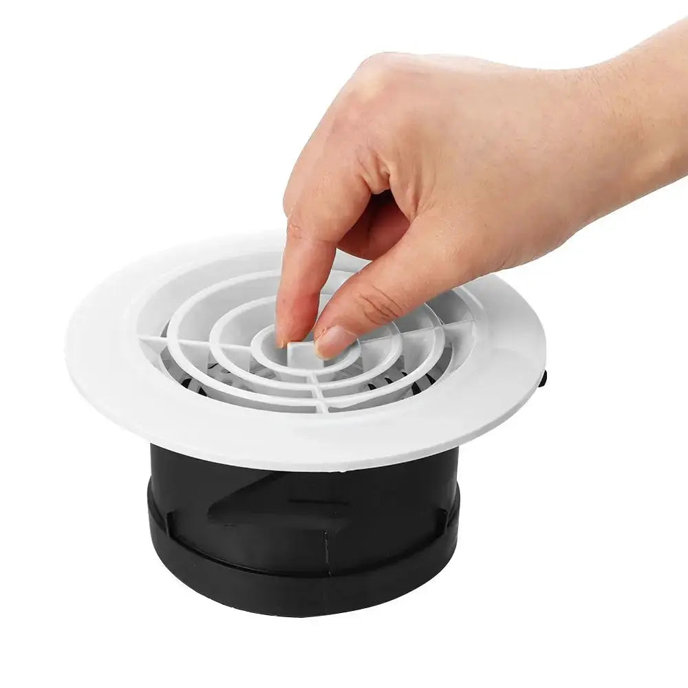 Round Ducting Ventilation Cover 100mm 150mm Air Vent Grille Extract Valve For Air Circulation Vents