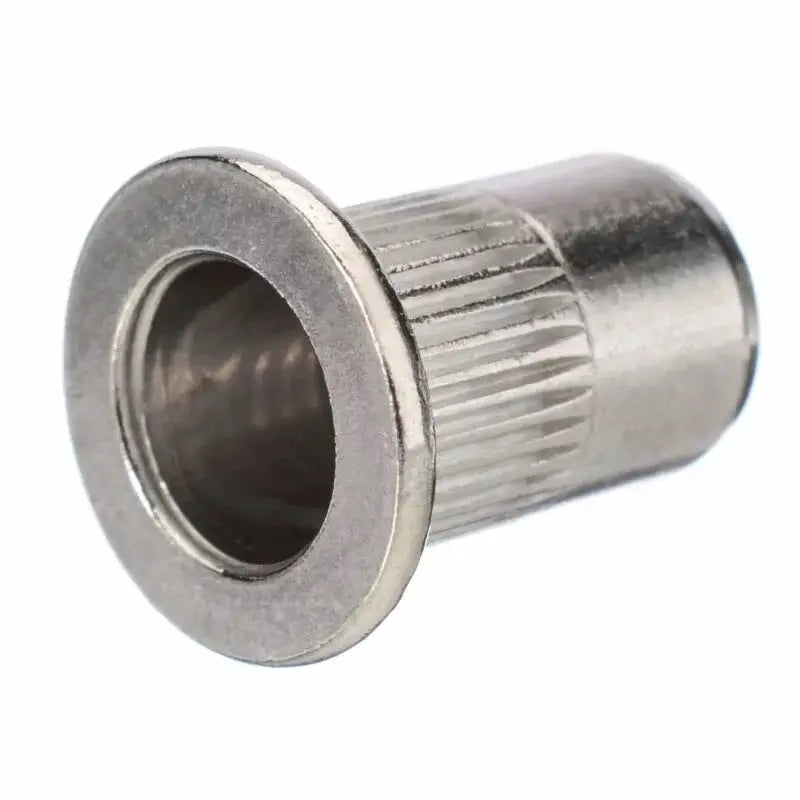 50 Pcs Rivet Nut Kit M3 To M12 304 Stainless Steel Flat Head Rivet Nuts Hand Rivet Nut Gun Head Manual Riveter Tool
