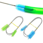 Stainless Steel Aquarium Cleaning Brush For Water Filter Pumps Lily Pipes Air Tubes Hoses Fish Tank Maintenance