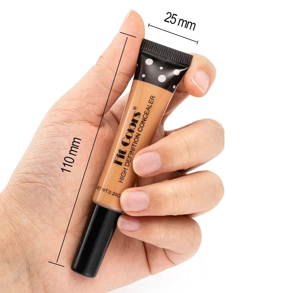 DermaGlow Six Color Concealer Nourishing Liquid Foundation For Dark Circles Full Coverage Suitable For All Skin Types