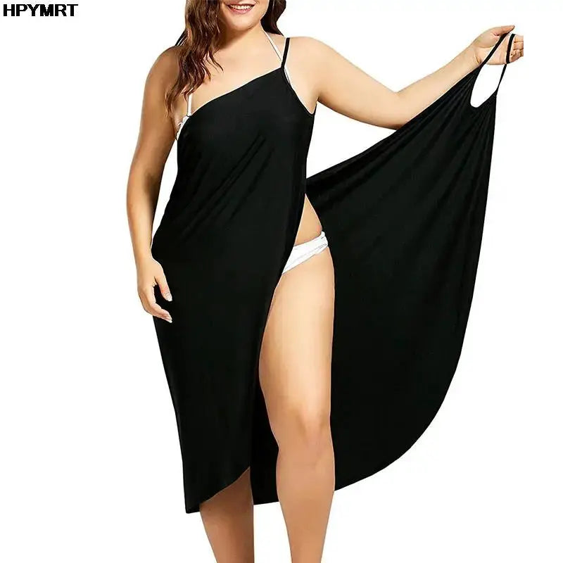 AzureVibe Women Backless Beach Dress Swimsuit With Strap Skirt Veil Cover Crossover 2K Tank Top