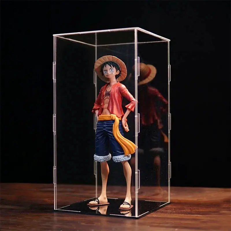 Acrylic Display Case Clear Small Dustproof Box For Building Blocks Toy Dolls Car Models Assembly