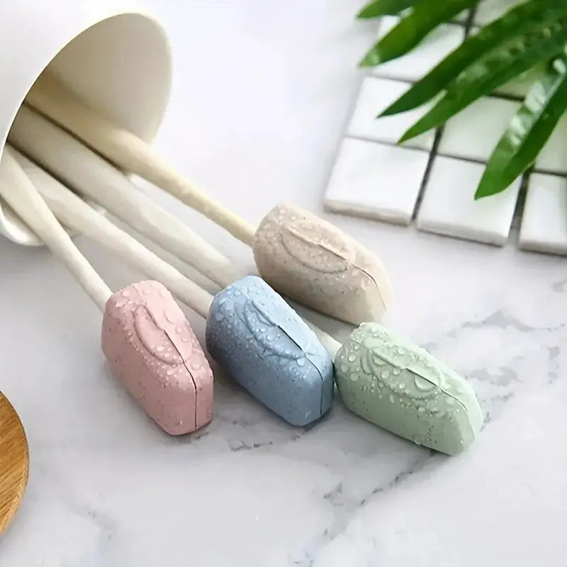 PureGuard Travel Toothbrush Head Covers Set Four Portable Protective Covers With Smart Vent