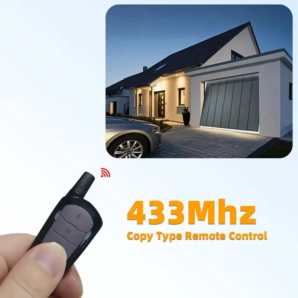 Garage remote control duplicator 433MHz handheld black device by Simples Market