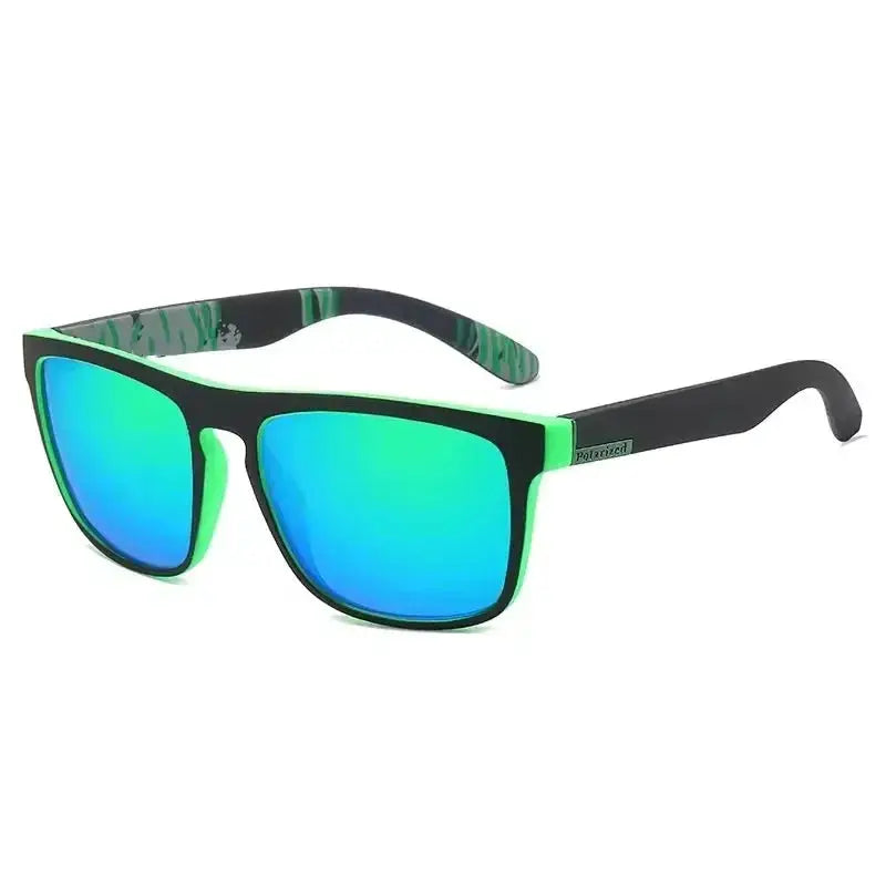 NovaSight Polarized Sports Sunglasses UV400 Protection Metal Square Frame Unisex Eyewear