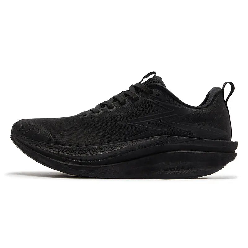 361 Degrees Flame 4.0 MIX men running shoes, black with a breathable mesh upper