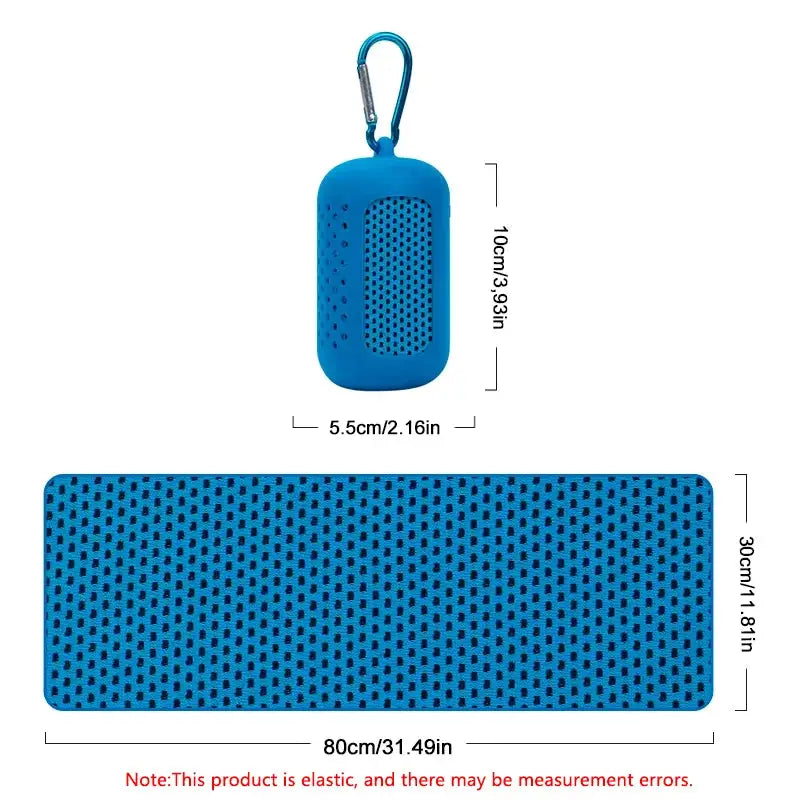 Outdoor Microfiber Quick Dry Ice Towel For Sports Cooling And Fitness Camping Portable Breathable Sweat Wicking Towel