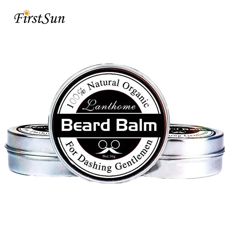 NatureGlow Natural Beard Balm Wax And Growth Oil For Moisturizing, Smoothing, And Healthy Beard Growth