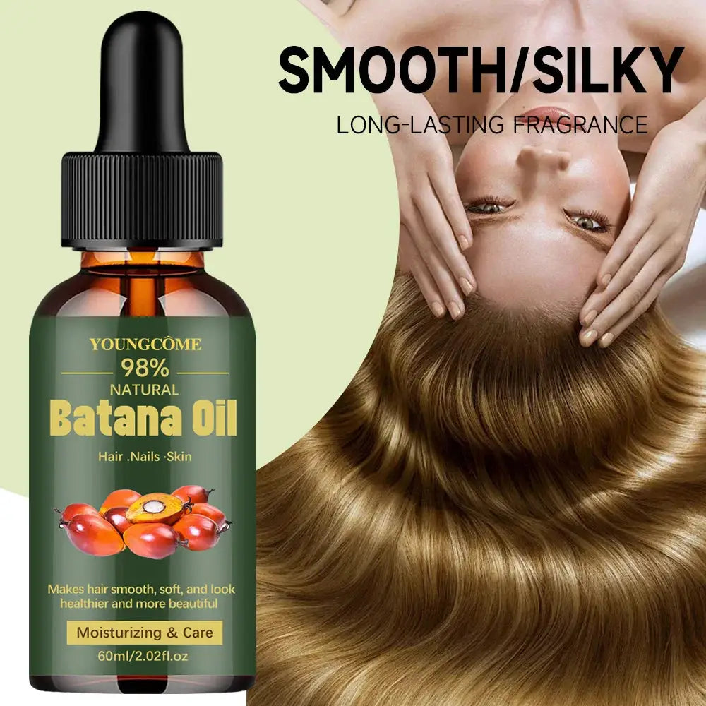 Pure Batana Oil For Hair Growth And Shine Strengthens Hair Prevents Hair Loss Eliminates Split Ends