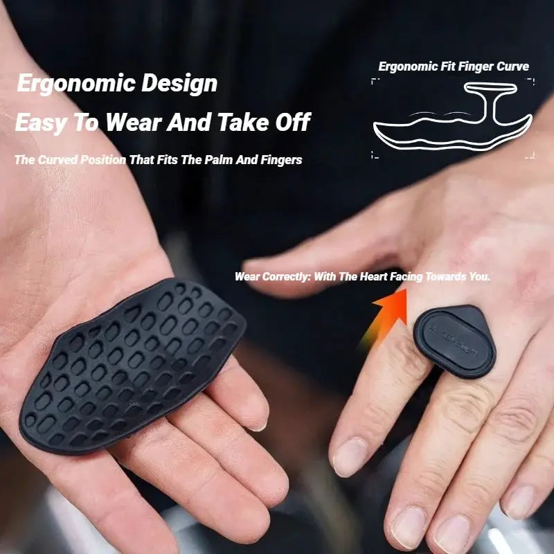 2 Pcs Weight Lifting Grips Fingerless Workout Gloves For Men And Women Anti Slip Hand Protection Gym Training