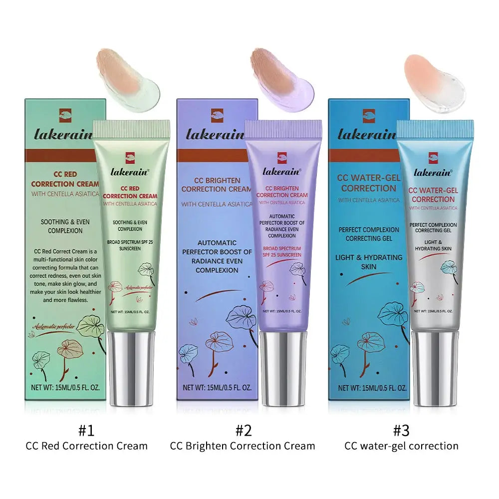 Korean Glow CC Cream Color Changing Liquid Foundation With High Coverage Hydrating Water Gel Formula