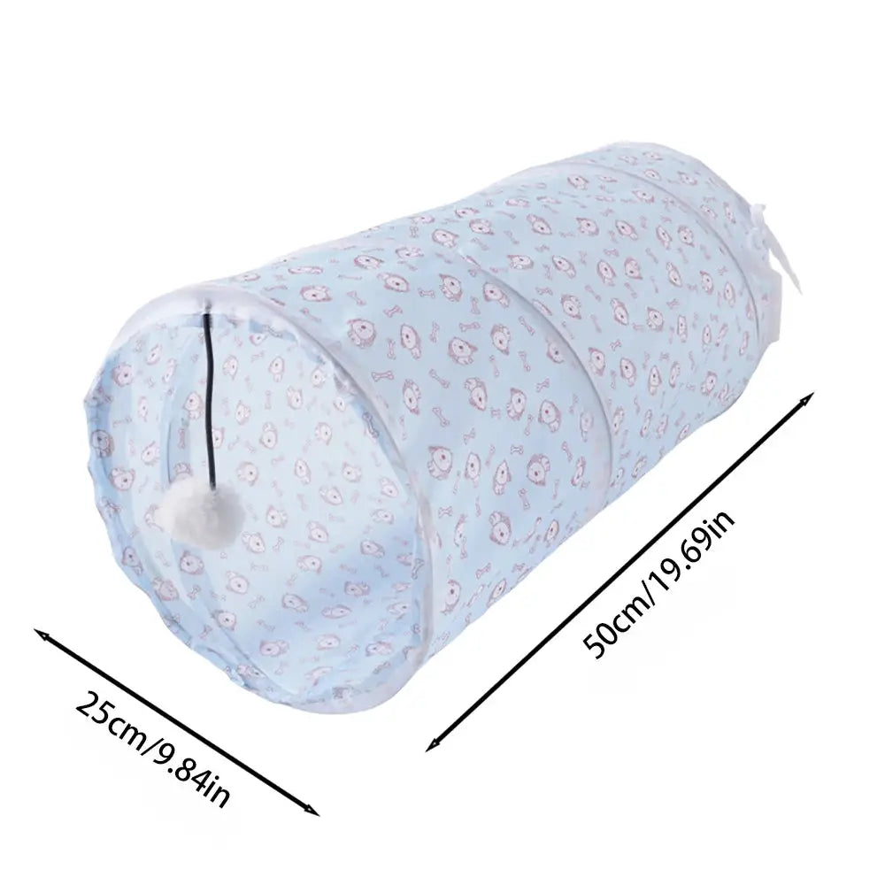Foldable Cat Tunnel Interactive Toy for Cats Kittens Puppies Rabbits