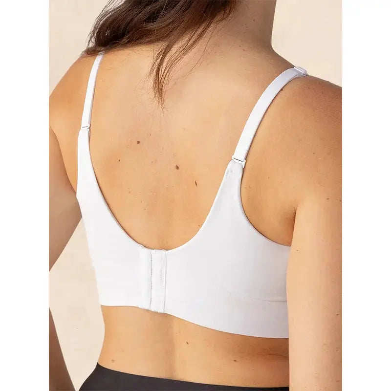 Plus Size Wireless Seamless Body Shaping Bra With Fixed Cup Traceless Underwear For Comfortable Support