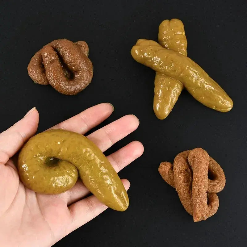 Realistic Soft Plastic Fake Poop Prank Toy For Parties Gags Stress Relief Squishy Joke Gift