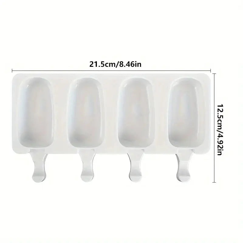 Silicone Ice Cream Mold For DIY Treats, Fruit Juice Popsicle Tray, Popsicle Mould, Baking Mold, Ice Tray
