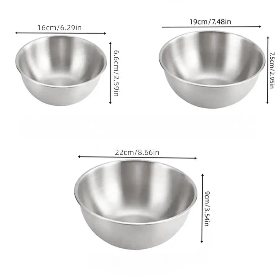 Stainless Steel Mixing Bowl With Integrated Scale Large Capacity For Cooking And Baking