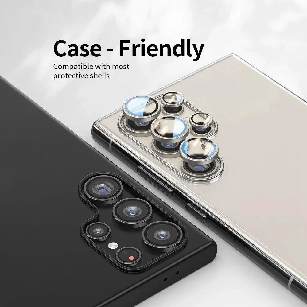 Simples Market camera lens ring set for Samsung Galaxy S25/S24/S23 series back lens glass protector kit