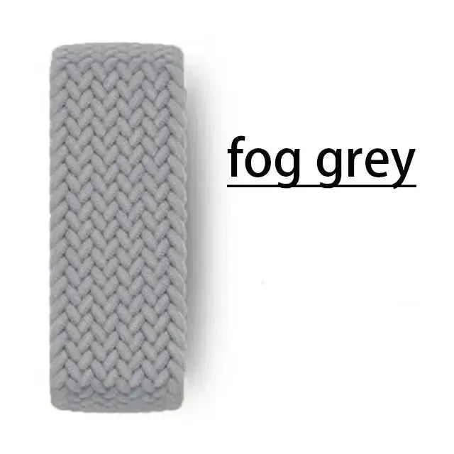 Apple Watch braided band in fog grey for 40-44mm cases