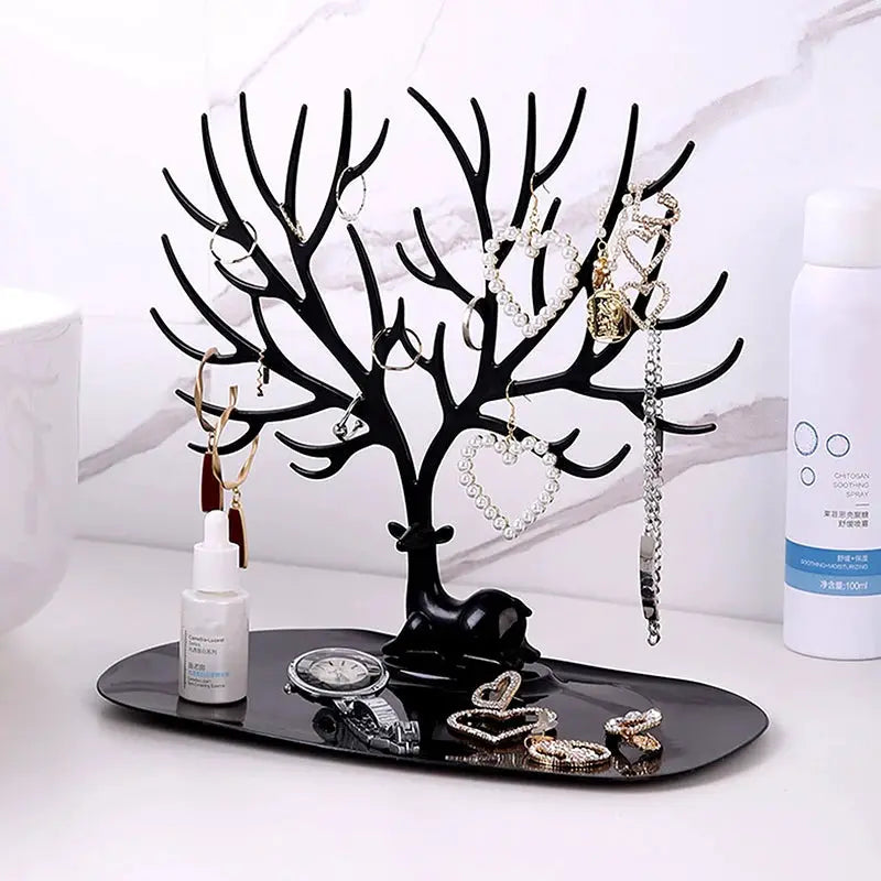 Aurora Home Acrylic Tree Jewelry Display Stand Desktop Organizer For Earrings Necklaces Rings Bracelets