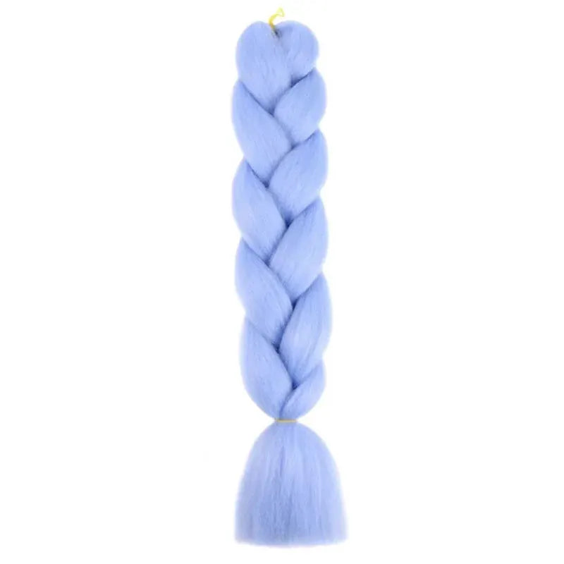 24 Inch Synthetic Long Box Braiding Hair Extensions Yaki Straight Texture For Women Dreadlocks