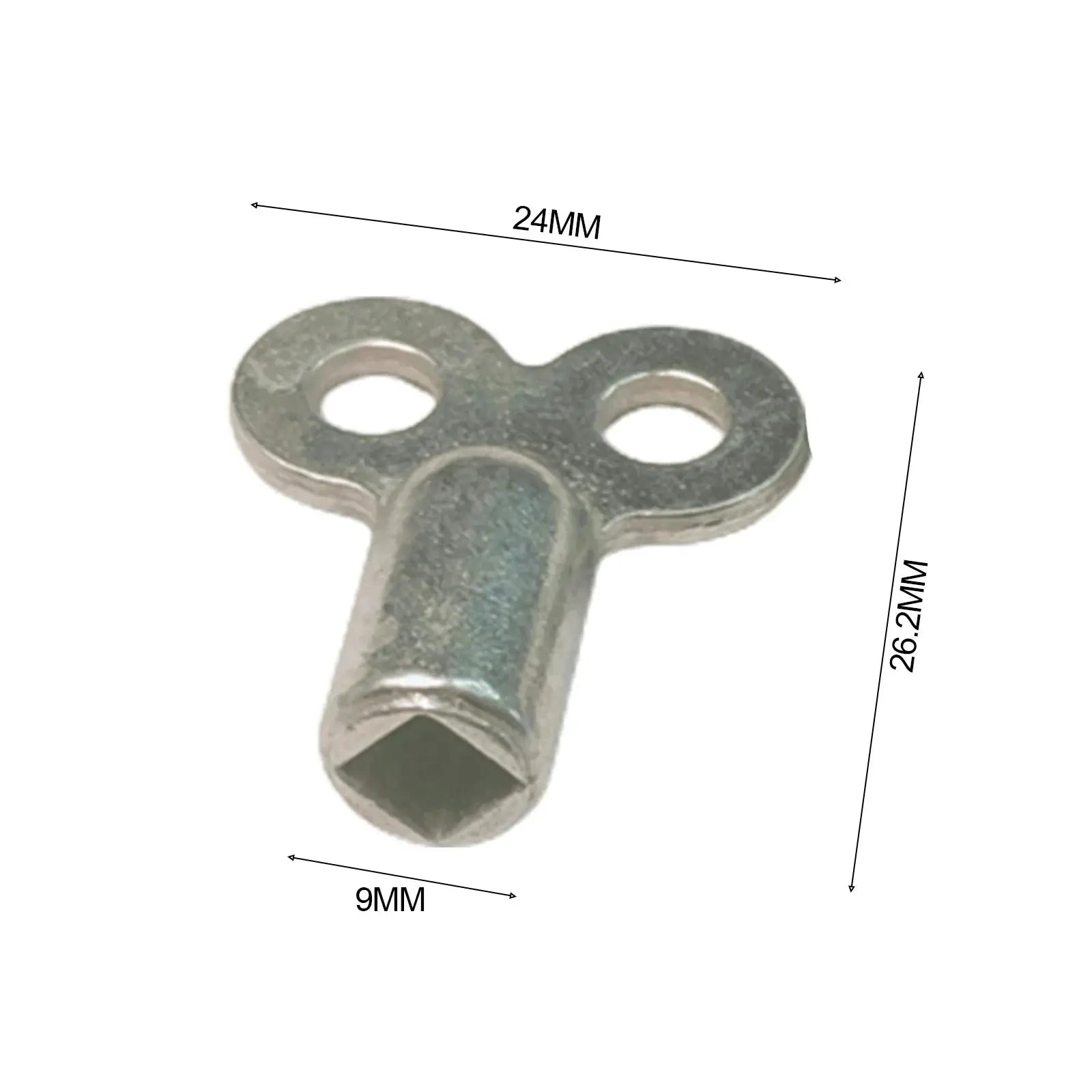 Two Pack Radiator Exhaust Valve Keys 5x5mm Square Socket Zinc Alloy For Standard Heating Valves