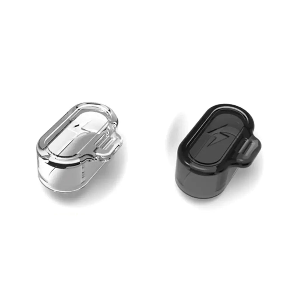 Charging port dustproof plug caps for Garmin Forerunner 955 945 255 and Fenix 7/6 series, TPU clear and black, 2-pack