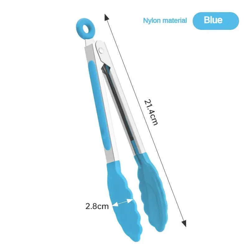 High Temperature Resistant Nylon And Stainless Steel Bread Clip For Outdoor BBQ And Kitchen Use