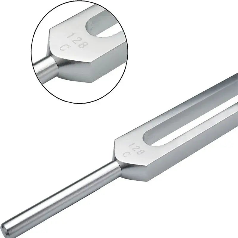 128 Hz Weighted Bio Acoustic Tuning Fork Set For Healing Chakras Sound Therapy Stress Relief