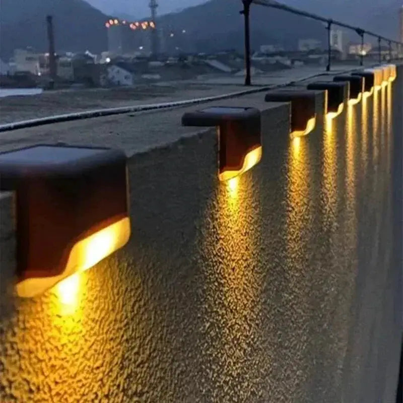 SunGlow Solar LED Outdoor Deck Lights Waterproof Wireless Stair Lamps For Garden Patio 1 4 8 12 Pack