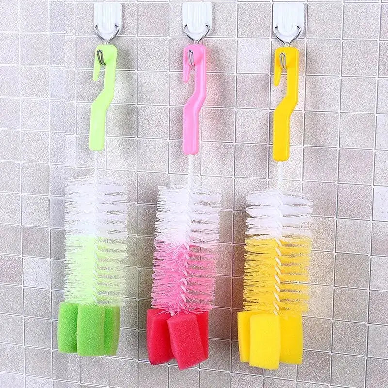 Baby Bottle Brush With Long Non Slip Handle And Fine Hair Sponge For Bottles And Cups Cleaning Tools