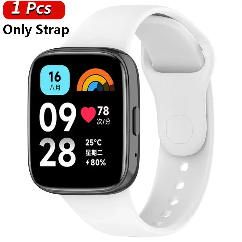 Silicone Strap+Case for Xiaomi Redmi Watch 3 Active band smartwatch Accessories Sport Bracelet For Redmi watch3 Active/Lite 2030
