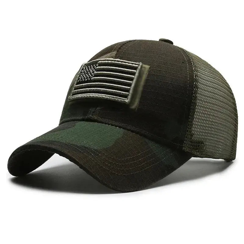 Unisex Mesh Baseball Cap Breathable Sun Protection Adjustable Fit Spring Summer Embroidered Hat