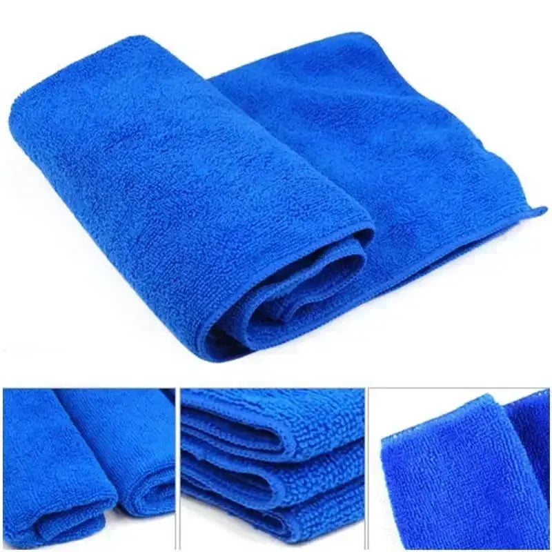 ProDetail Microfiber Towels 10 Pack Ultra Soft Absorbent Cloths For Car Wash Drying And Streak Free Shine