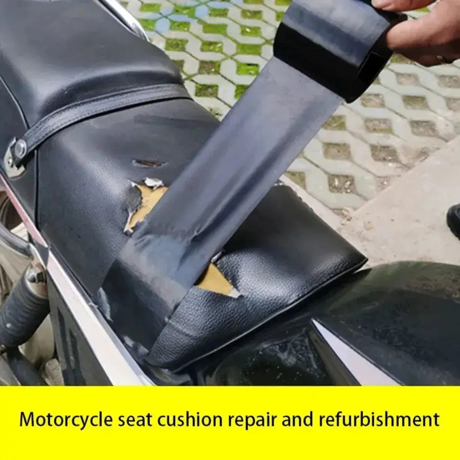 Black Cloth Based Leather Repair Tape For Cushions Car Seats And Sofas Leak Repair And Wear Resistant