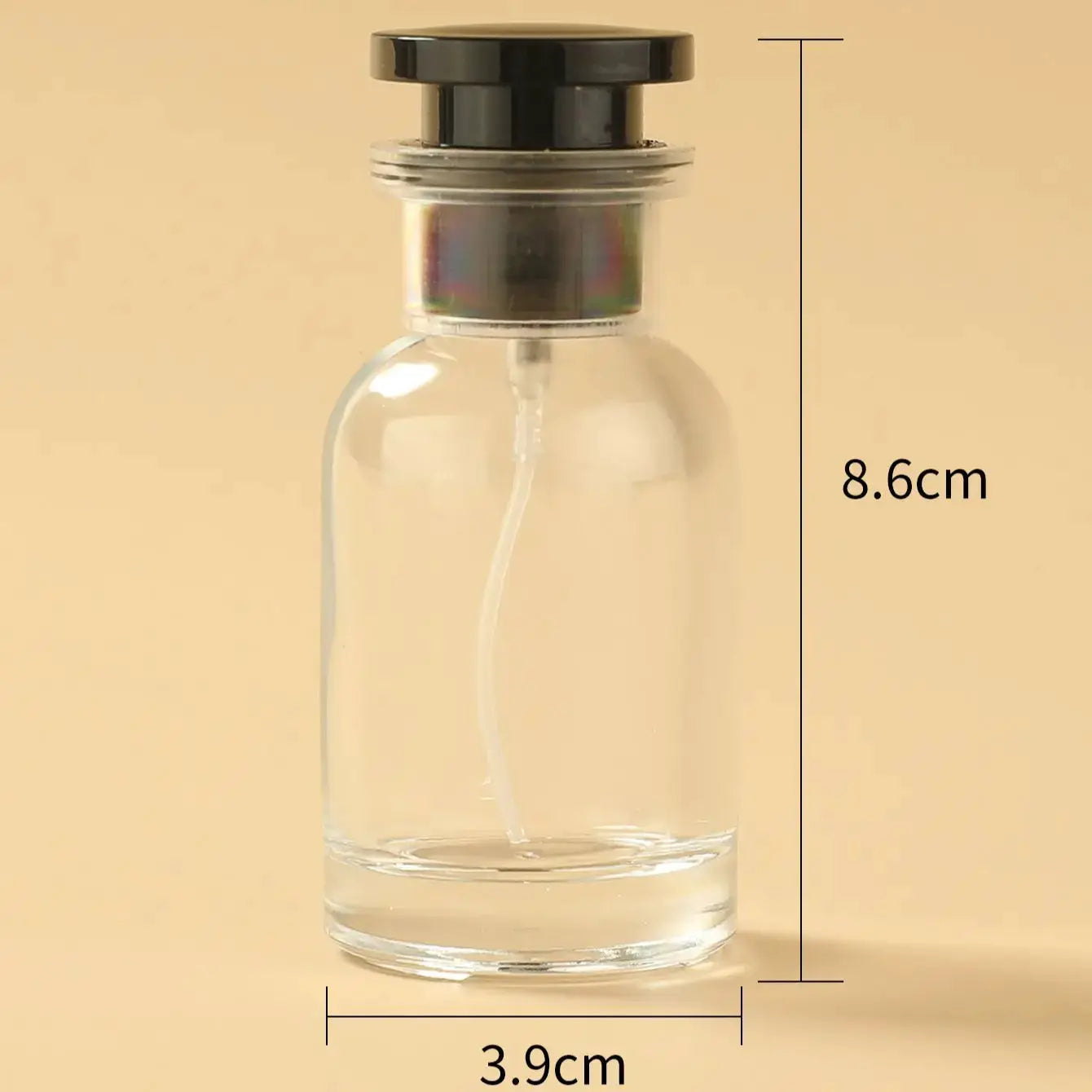 Travel Size 30ml Atomizer Perfume Bottle Clear Glass Dispenser Portable Sprayer For Cologne Toner Cosmetics