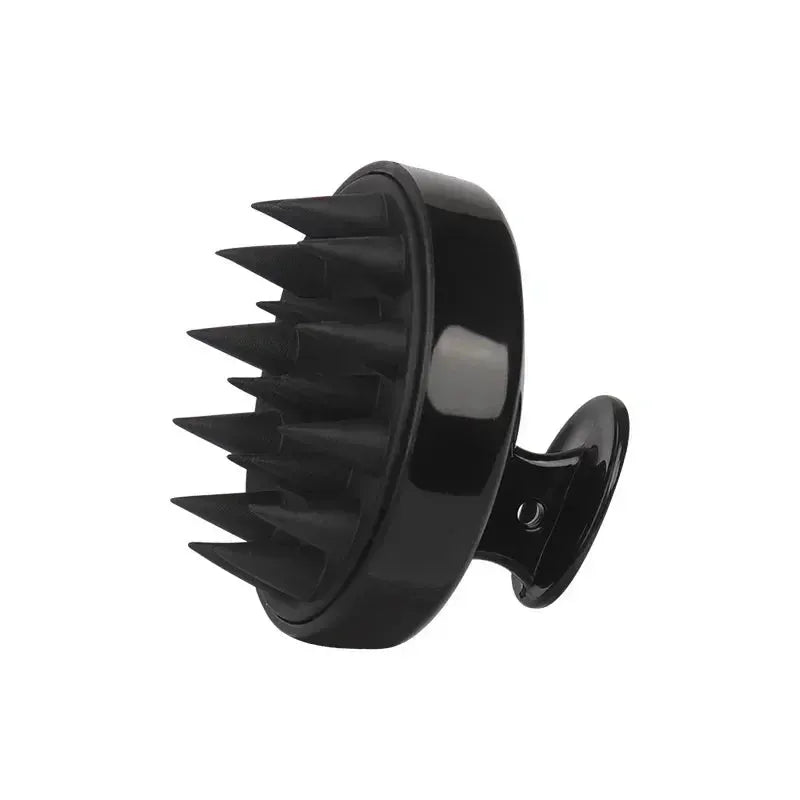 Silicone Shampoo Brush Head Scalp Massage Comb Hair Dye Tint Oil Applicator Bottle With Brush