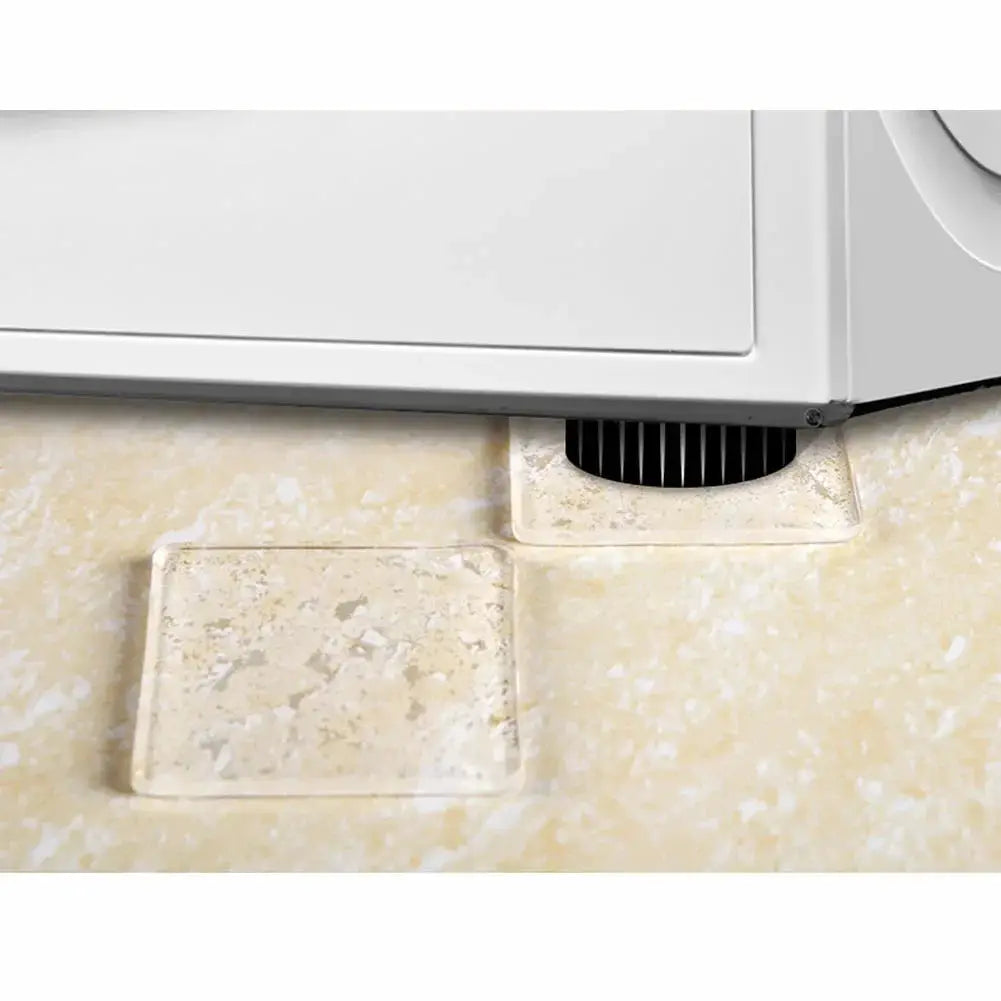 4pcs transparent anti-vibration non-slip silicone mats for washing machines by Simples Market