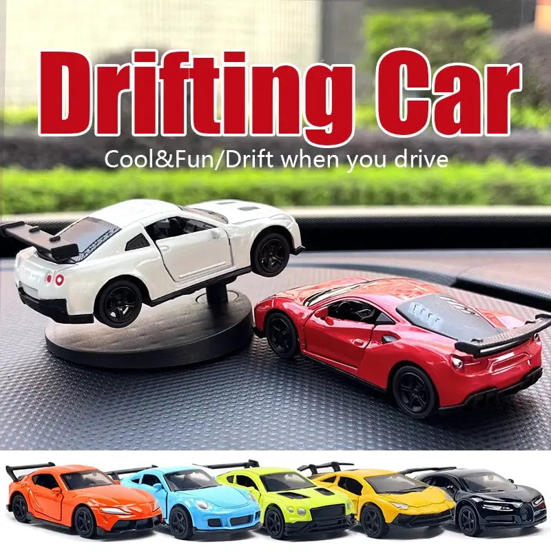 Drift Car dashboard toy models set of 7 colorful mini race cars for interior decor