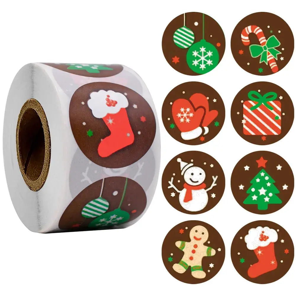 500 Pack Round Kraft Paper Thank You Stickers For Wedding Favors Gift Bags And Packaging