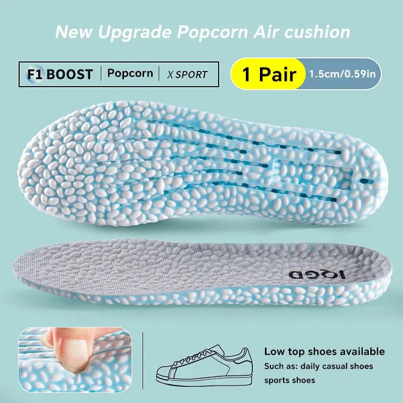 Invisible Height Increase Insoles EVA Material Breathable Shock Absorption Arch Support For Shoes Men Women