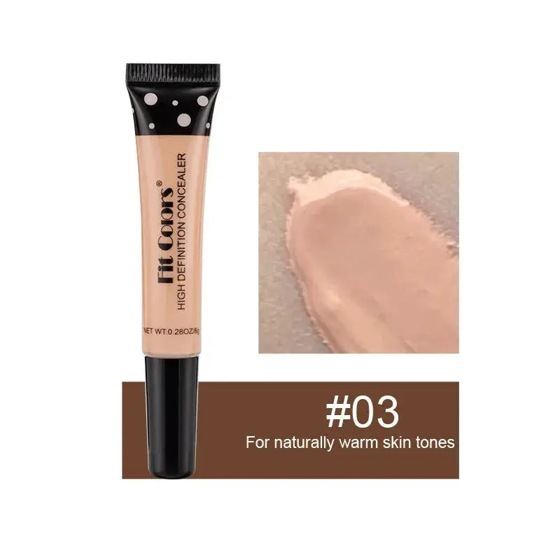 DermaGlow Six Color Concealer Nourishing Liquid Foundation For Dark Circles Full Coverage Suitable For All Skin Types