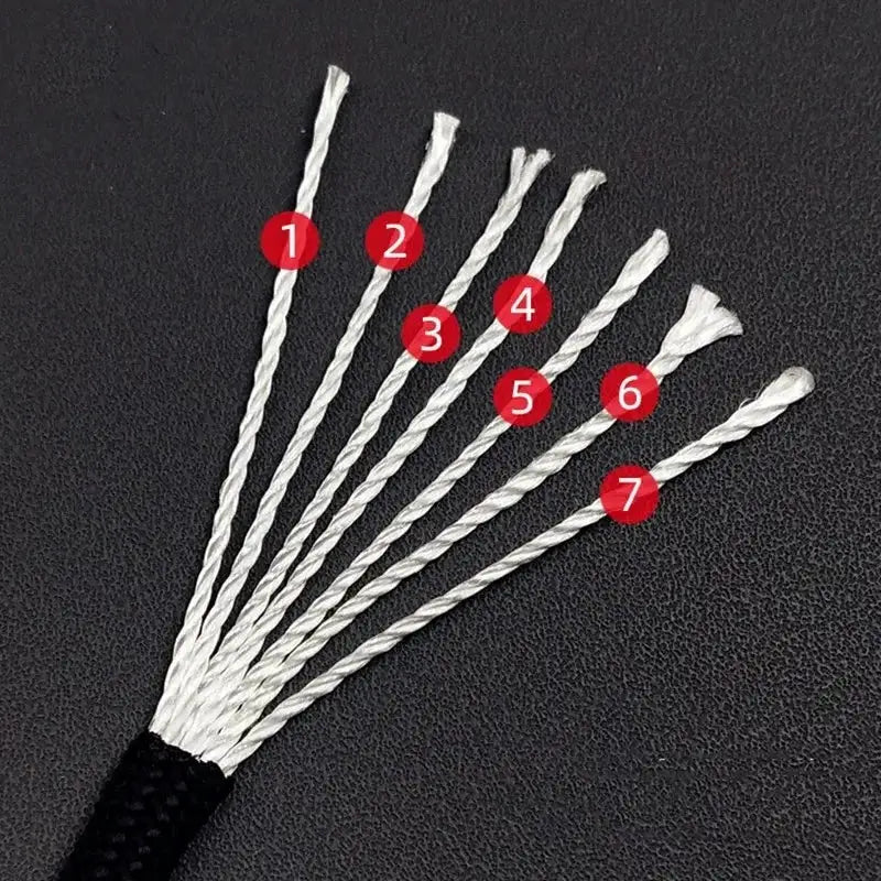 Noble Eagle 7 Core 550 Paracord Rope 4mm Diameter 5m 15m 30m Outdoor Camping Survival Lanyard Tent Accessories