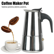 Stellar Brew Stainless Steel Moka Pot Stovetop Espresso Maker For Rich Mocha Latte Coffee 2 4 6 9 Cups