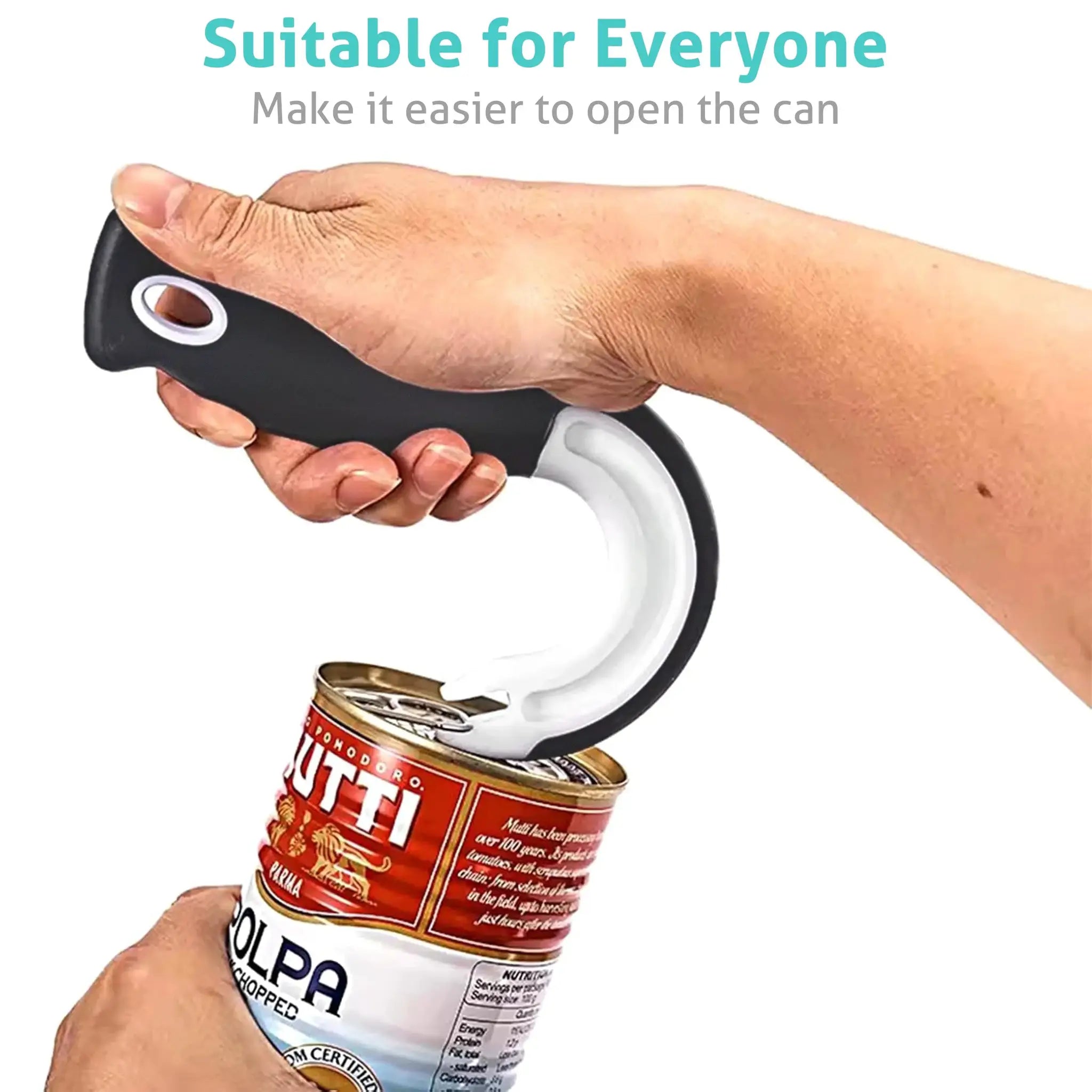 New Design Easy Grip Hook Can Opener Durable Plastic For Home And Restaurant Use Ideal Christmas Party Accessory