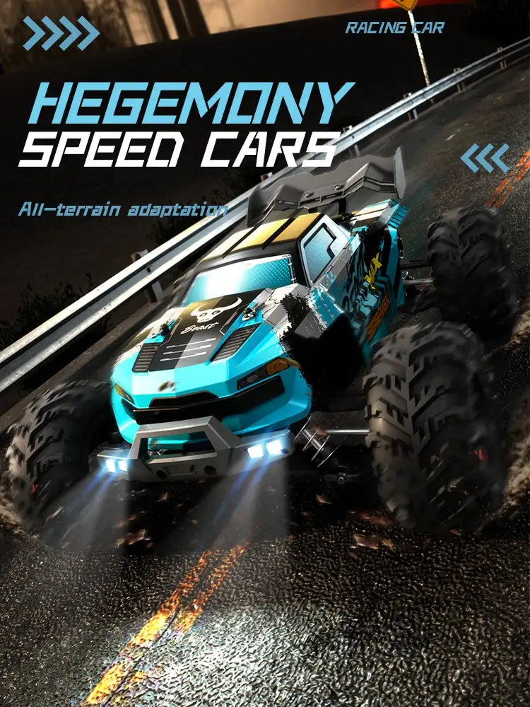 SG116 MAX 1:16 RC drift racing car, blue all-terrain 4WD with brushless motor by Simples Market