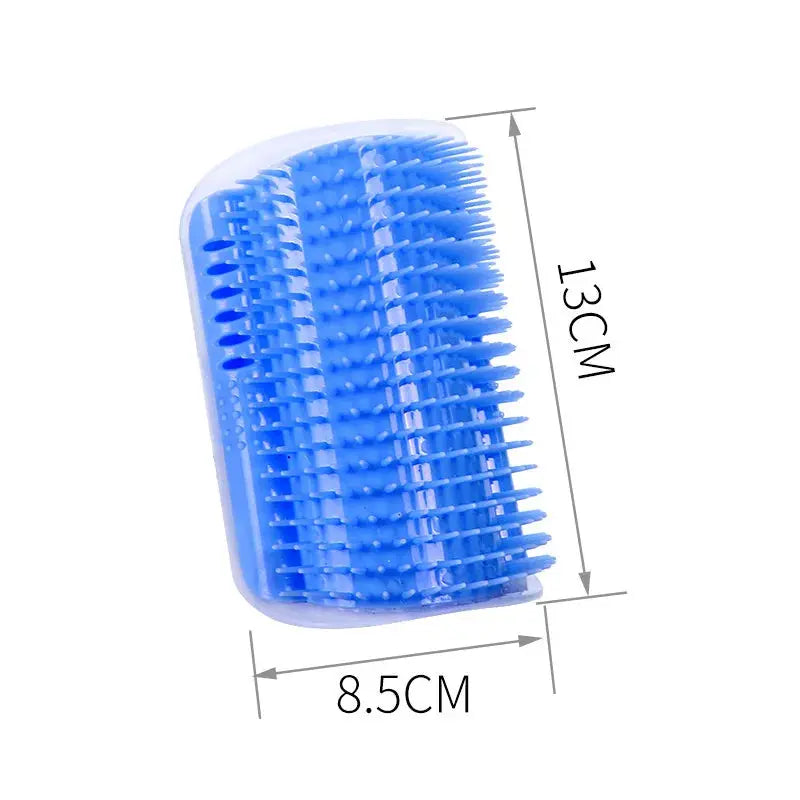 Massage Pet Cat Brush Corner Scraper Hair Removal Comb for Kitten Cat Removable Scratcher Clean Beauty Grooming Tool
