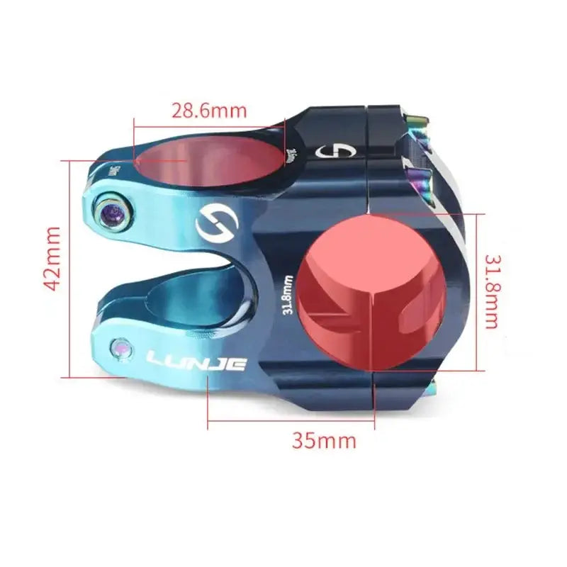 CNC Mountain Bicycle Stem 31.8mm Short Power Riser For MTB And Road Bikes High Strength