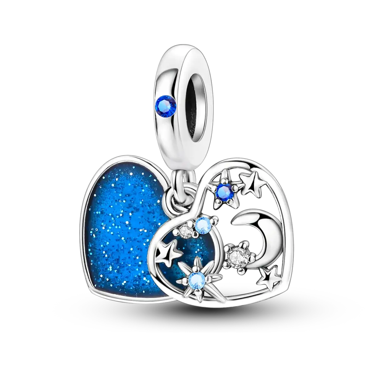 925 Sterling Silver Charms Bead Pink Butterfly Luminous Firefly Dangle Fit Bangle Bracelet Necklace DIY Jewelry