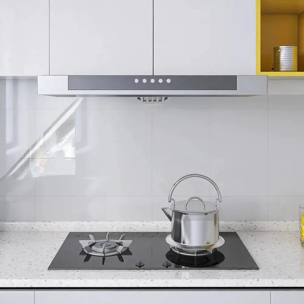 ClearGuard 45cm Transparent Static Kitchen Wallpaper Waterproof Oilproof Anti Fouling Shield Heat Resistant