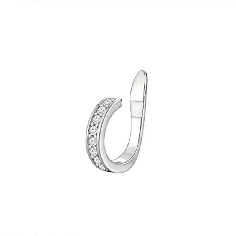 Cute Metal Leaf Earcuff Clip On Earring For Women And Girls No Piercing Cartilage Earring